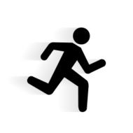 Vector Running Human Icon