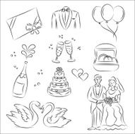 Wedding Sketch Set N2