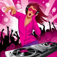 Beautiful DJ girl