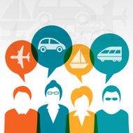 business users with transportation icons N3