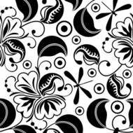 Decorative flowers wallpaper