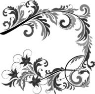 Retro floral pattern I