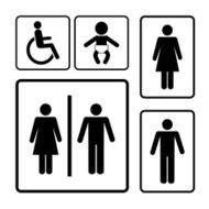 Restroom Signs N11
