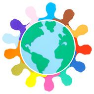 World men circle