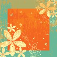 floral frame N315