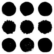 Circular Brush Stroke Set N9
