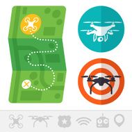 Quadcopter Drone Symbols