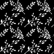 Black &amp; White Branches Background N2