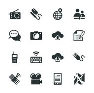 Communication Silhouette Icons N4