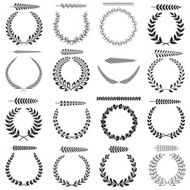 Laurel wreaths collection N7