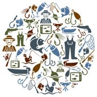 Fishing Collage