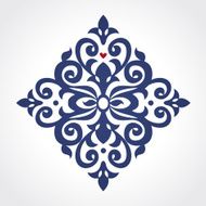 Vector baroque ornament in Victorian style N94