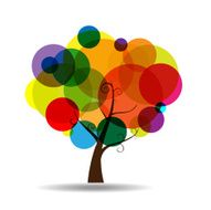 Abstract Tree Sticker Wall Decal N3