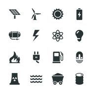 Energy Silhouette Icons N2