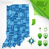 Indiana County Map N2