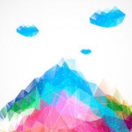 Abstract mountin Geometric style
