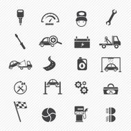 Car service maintenance icons N2
