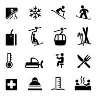 Skiing Icons N2