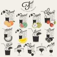 Retro vintage style Soft Drinks design N2