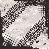 Tire track background N16