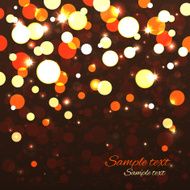 Holiday background with bright shiny lights and stars N3