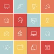 Simply social media web icons N2