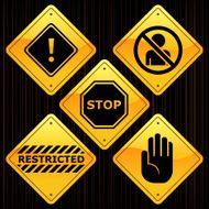 Yellow Signs - Restricted