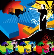 urban figure (vector) N2