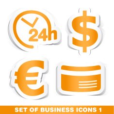 Set of Business Paper Icons 1