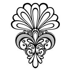 Beautiful Decorative Flower (Vector) N7