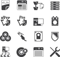 Silhouette Server Side Computer icons N2