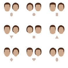 face shape head