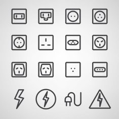 Energy and resource icon set N10