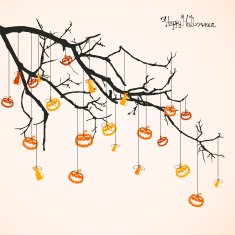 Vector Halloween Background N125