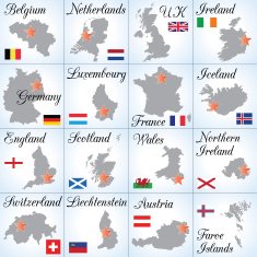 Europe countries Collection II N2