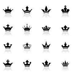Crown icon set N5