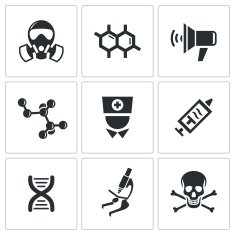 Epidemic icons set N2