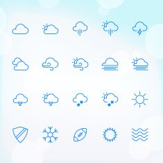 20 Trendy Thin Icons for web and mobile Set 8 N2
