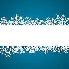 Christmas Snowflakes Background Vector Illustration N72