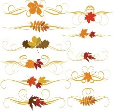 Autumn ornament N22