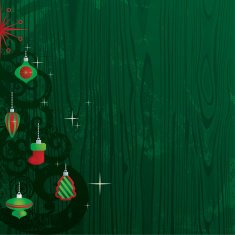 Christmas tree on the old wood background N2