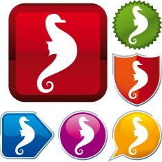 icon series seahorse