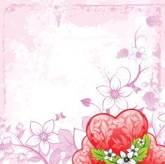 Grunge Valentine's Day card N3
