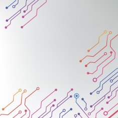 EPS10 vector circuit board background texture N39