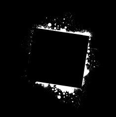 White grunge frame N3