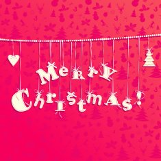 Christmas applique background N2
