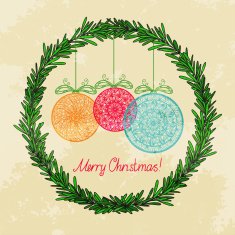Holiday Merry Christmas card N3