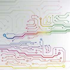 EPS10 vector circuit board background texture N40