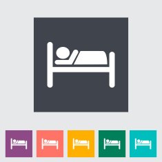 Hotel single icon N6