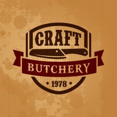 Labels of butcher shop N57